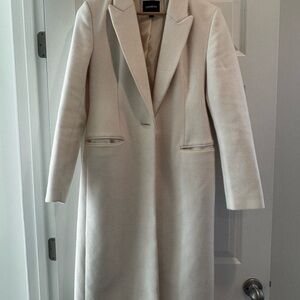 Express Women's Cream Trench Coat